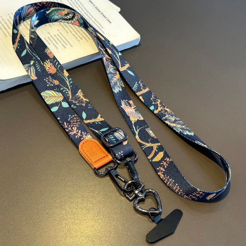 Dámsky lanyard na mobilný telefón s PP lanom a plastovou prackou