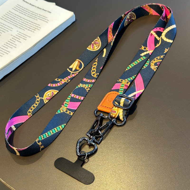 Dámsky lanyard na mobilný telefón s PP lanom a plastovou prackou