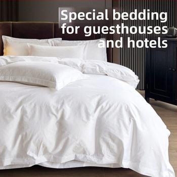 Калъф за завивка за хотелско спално бельо - сатен на ивици, полиестер, поръчково производство