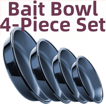 Комплект от три части: антипадна база за примамки за риболов, пластмасова тава за смесване на примамки
