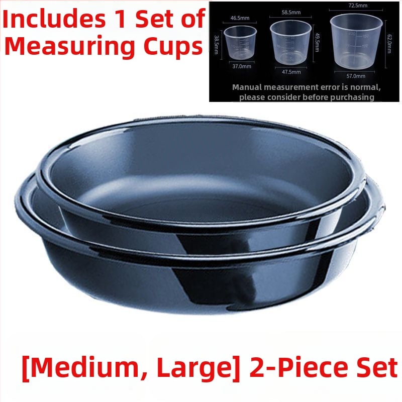 Комплект от три части: антипадна база за примамки за риболов, пластмасова тава за смесване на примамки