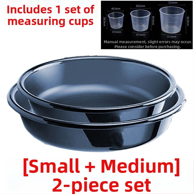 Комплект от три части: антипадна база за примамки за риболов, пластмасова тава за смесване на примамки