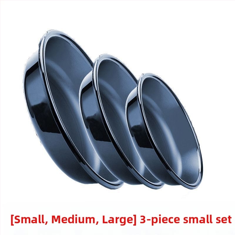 Комплект от три части: антипадна база за примамки за риболов, пластмасова тава за смесване на примамки