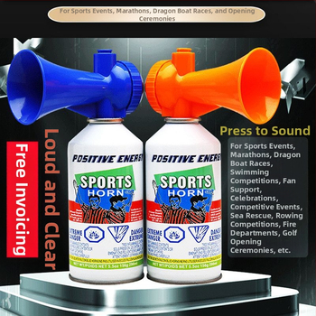 Štartovací roh pre atletické mítingy a preteky dračích lodí; vysokofrekvenčný štartovací signál