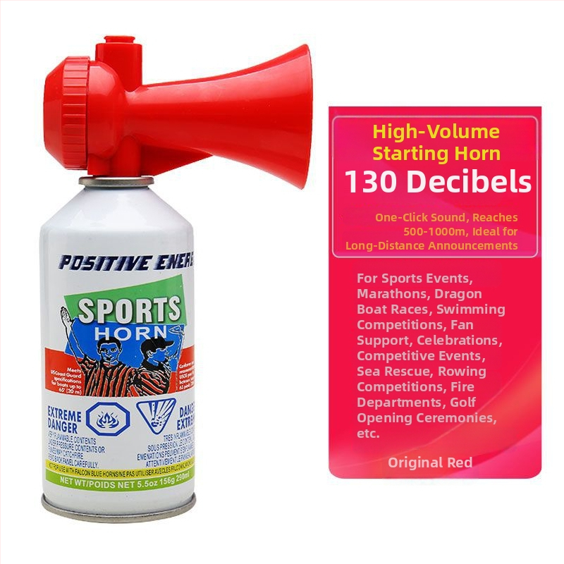 Štartovací roh pre atletické mítingy a preteky dračích lodí; vysokofrekvenčný štartovací signál