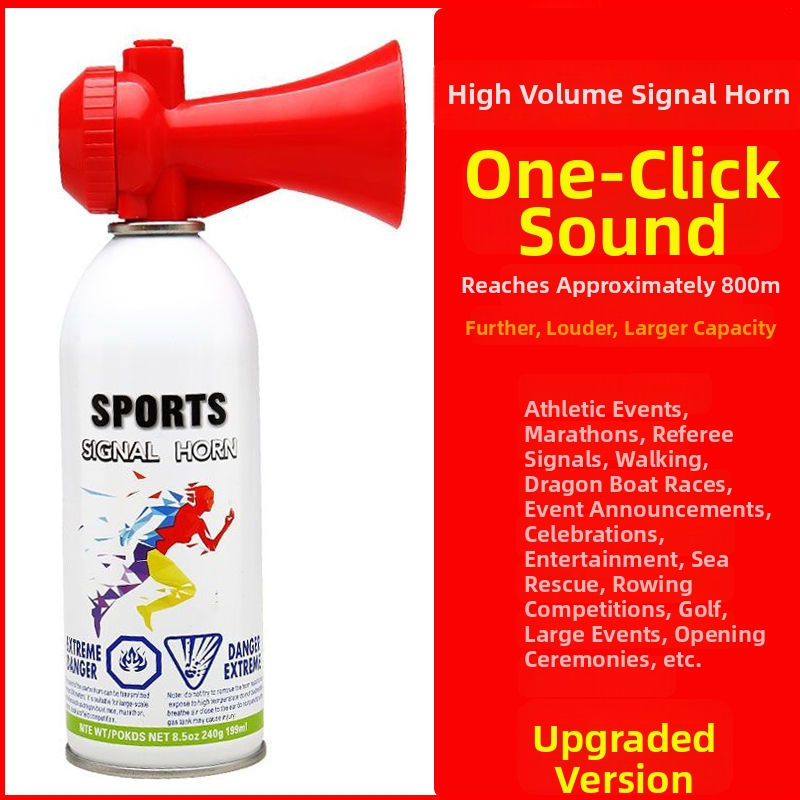 Štartovací roh pre atletické mítingy a preteky dračích lodí; vysokofrekvenčný štartovací signál