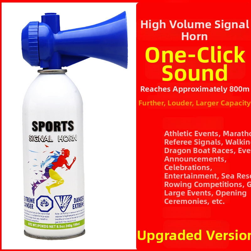 Štartovací roh pre atletické mítingy a preteky dračích lodí; vysokofrekvenčný štartovací signál