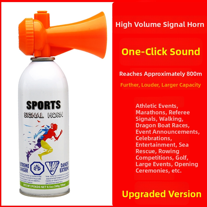 Štartovací roh pre atletické mítingy a preteky dračích lodí; vysokofrekvenčný štartovací signál