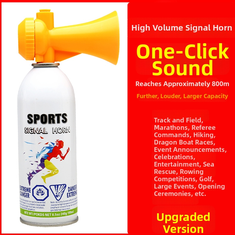 Štartovací roh pre atletické mítingy a preteky dračích lodí; vysokofrekvenčný štartovací signál