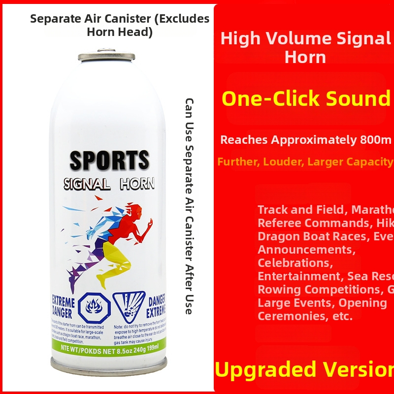 Štartovací roh pre atletické mítingy a preteky dračích lodí; vysokofrekvenčný štartovací signál