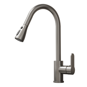 Kuhinjski faucet s izvučenjem, bakreni, model FA-9733, promjer priključka 15 mm, radna temperatura 0–80°C