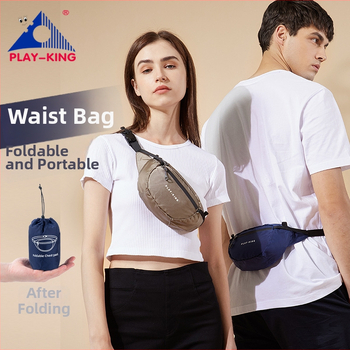 Unisex nylon sport deréktáska – lélegző, vízálló, ultrakönnyű, anti-lopás funkcióval, kültéri sportokra