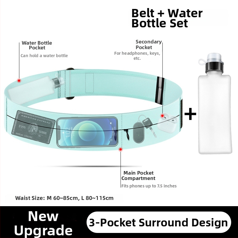 Futótelefon öv táska – nailon, uniszex, kültéri sportokhoz
