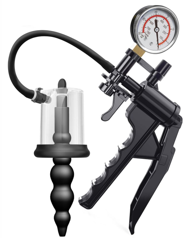 Pompă de vid din siliconă pentru stimulare anală și masaj de prostată — marcă neutră, pentru adulți