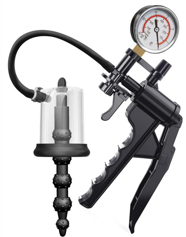 Pompă de vid din siliconă pentru stimulare anală și masaj de prostată — marcă neutră, pentru adulți