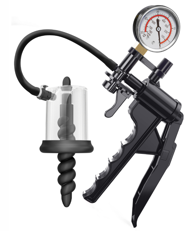 Pompă de vid din siliconă pentru stimulare anală și masaj de prostată — marcă neutră, pentru adulți