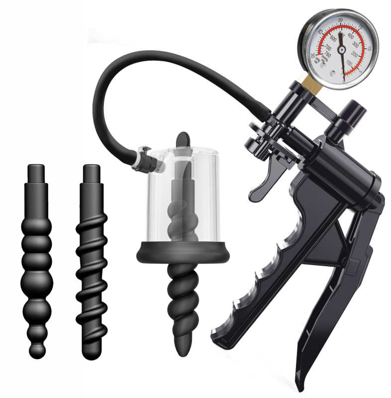 Pompă de vid din siliconă pentru stimulare anală și masaj de prostată — marcă neutră, pentru adulți