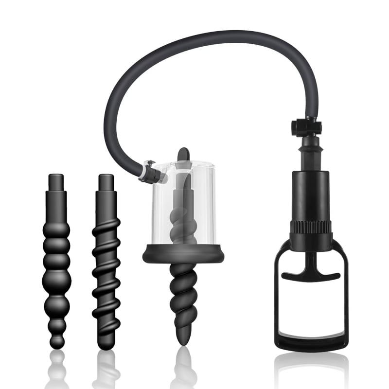 Pompă de vid din siliconă pentru stimulare anală și masaj de prostată — marcă neutră, pentru adulți