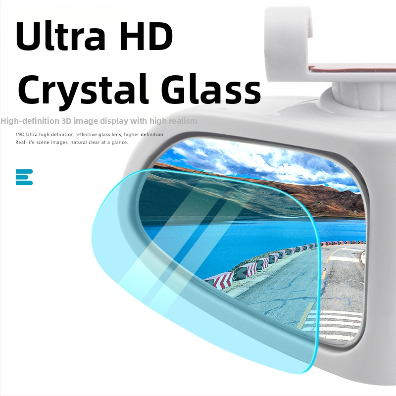 Καθρέφτης ζώνης τυφλών αυτοκινήτου με προβολή 360° προς τα πίσω, διπλής όψης, για εμπρός και πίσω τροχούς, πολυλειτουργικό βοηθητικό όπισθεν