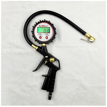 Manometar tlaka u gumama automobila s digitalnim zaslonom i mehaničkim pokazivačem, raspon 0-220 psi, preciznost 0,1, aluminijska legura