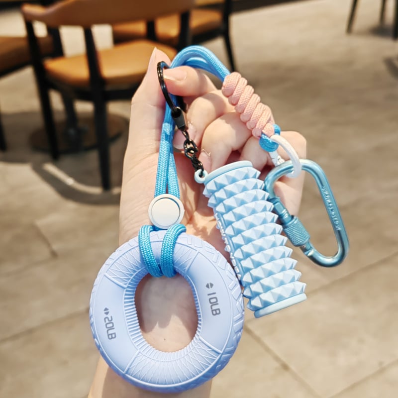 Grip Ring ključni lanac – silikon, dodatak za dekompresiju i fitness, originalni dizajn
