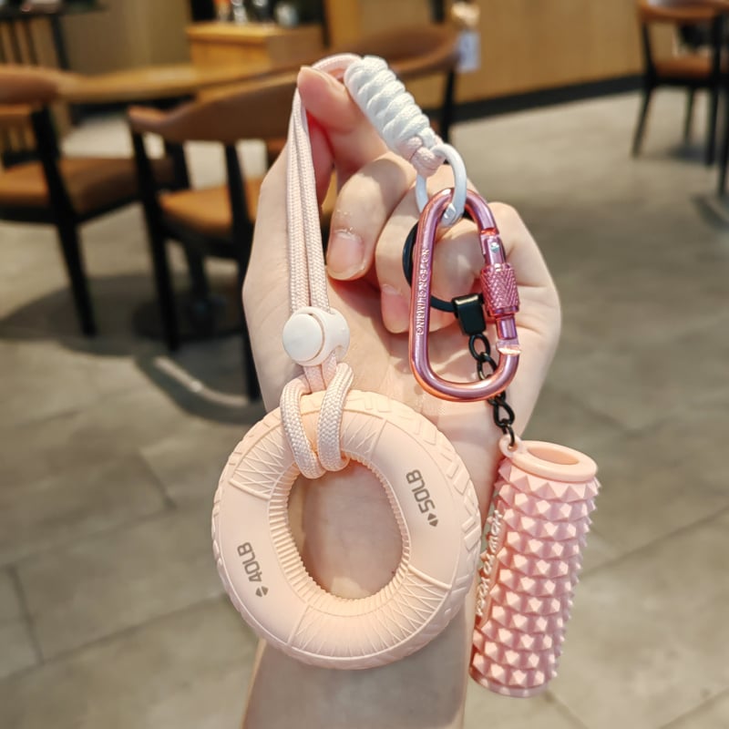 Grip Ring ključni lanac – silikon, dodatak za dekompresiju i fitness, originalni dizajn