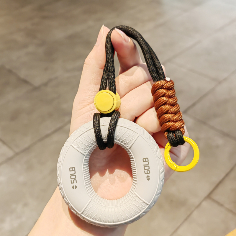 Grip Ring ključni lanac – silikon, dodatak za dekompresiju i fitness, originalni dizajn