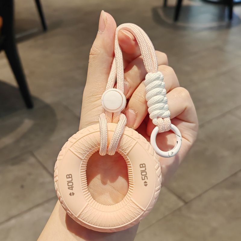 Grip Ring ključni lanac – silikon, dodatak za dekompresiju i fitness, originalni dizajn