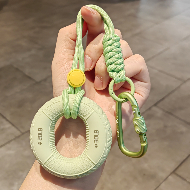 Grip Ring ključni lanac – silikon, dodatak za dekompresiju i fitness, originalni dizajn