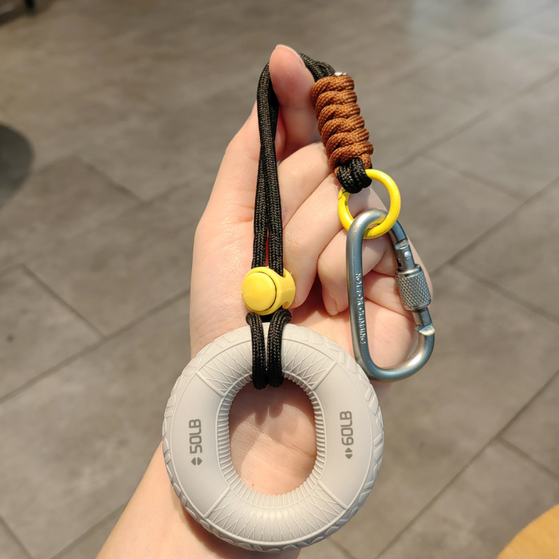 Grip Ring ključni lanac – silikon, dodatak za dekompresiju i fitness, originalni dizajn
