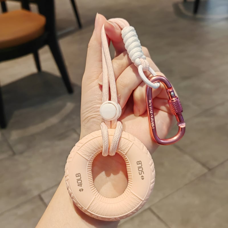 Grip Ring ključni lanac – silikon, dodatak za dekompresiju i fitness, originalni dizajn