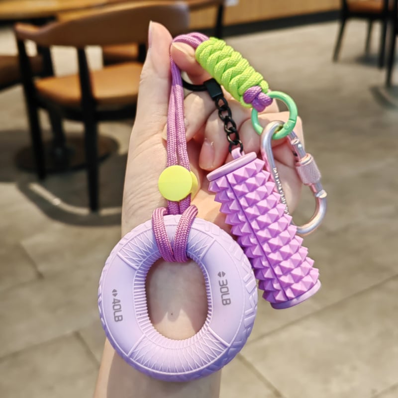 Grip Ring ključni lanac – silikon, dodatak za dekompresiju i fitness, originalni dizajn