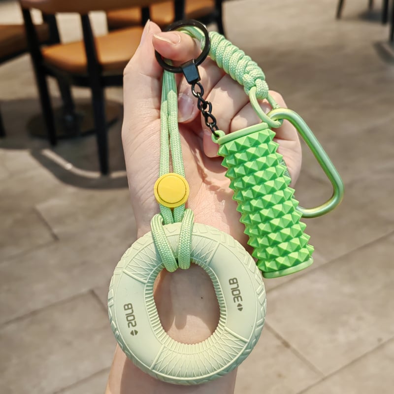Grip Ring ključni lanac – silikon, dodatak za dekompresiju i fitness, originalni dizajn