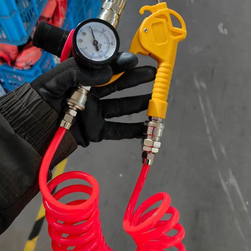 Pistolj za nadut balona s regulatorom niskog tlaka helija, metalno tijelo, regulacijski ventil