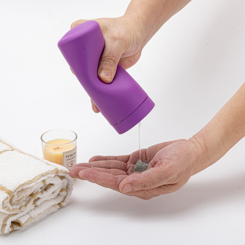 Силиконов диспенсър за течност за съдове, кухненски – ръчно натискане, матово покритие, 165 g