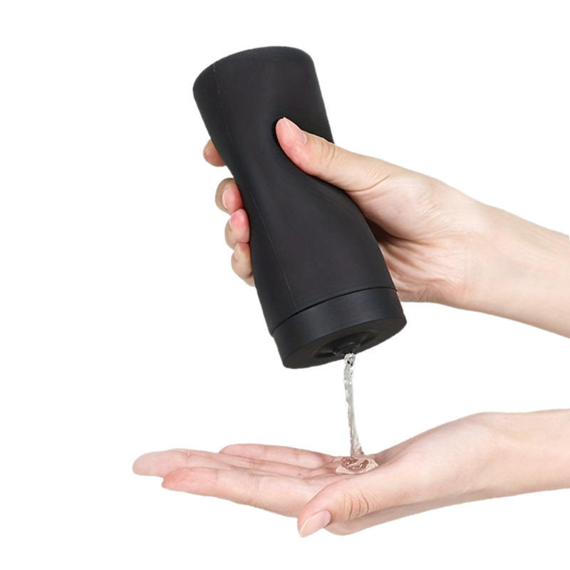 Силиконов диспенсър за течност за съдове, кухненски – ръчно натискане, матово покритие, 165 g