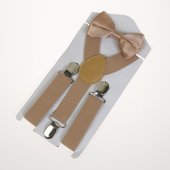 Σετ παιδικές τιράντες με ελαστικό ύφασμα - πολυεστέρας + ελαστάνη, μεγάλη ελαστικότητα, 3 κλιπ, ρυθμιζόμενο μήκος, σταυρωτές πίσω