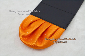 Batistă de buzunar pentru costum, ținută de seară, fibră de poliester, jacquard, model monocrom