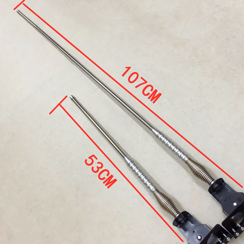 Dekorativna auto antena s krajnjim klipom i zastavnim štapom (GR, metal, modeli 5192, 5193, 5198, 5199)