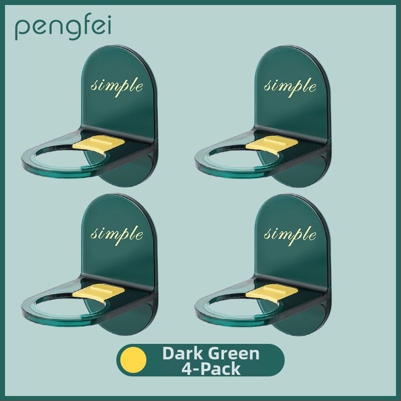 Raft de baie montat pe perete cu cârlige, montaj adeziv fără găuri, din plastic, până la 1 kg, 1 nivel