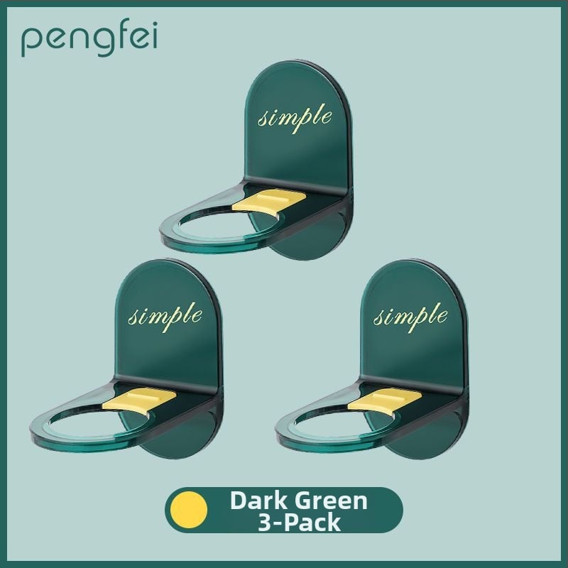 Raft de baie montat pe perete cu cârlige, montaj adeziv fără găuri, din plastic, până la 1 kg, 1 nivel