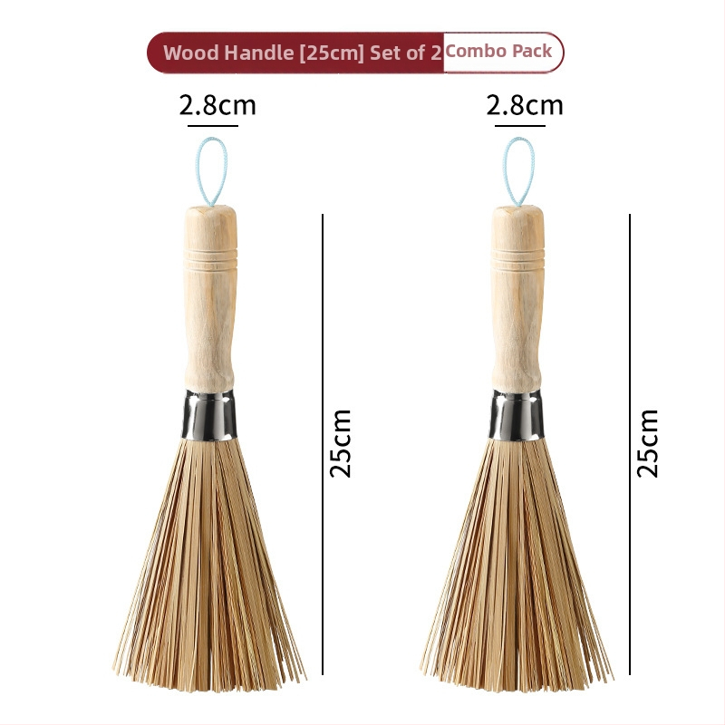 Metāla virtuves birste katliem ar garu rokturi (Materiāls: Metāls; Zīmols: Leaving shang; Izcelsme: Cits)