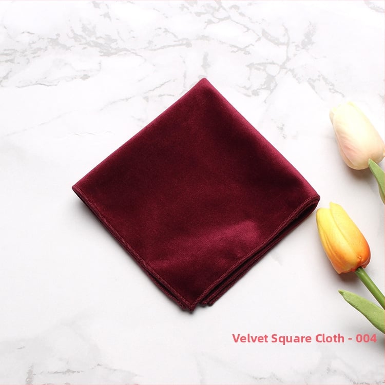 Batistă de buzunar pentru costum: model monocrom, țesătură jacquard, căptușeală velur, material poliester