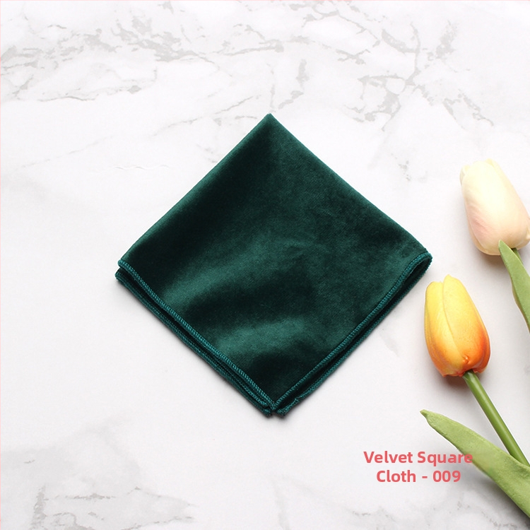 Batistă de buzunar pentru costum: model monocrom, țesătură jacquard, căptușeală velur, material poliester