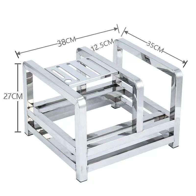Nerūsējā tērauda virtuves plaukts dēļu un nažu uzglabāšanai, pastiprināts dizains, mūsdienīgs minimālisma stils, logotipa druka, 2020. gada izlaišana