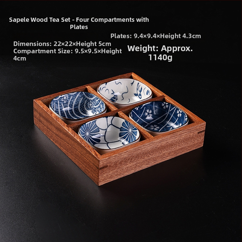 bili bili ovocný tanier – Nový čínsky štýl s čajovým podnosom, uvedený v roku 2023, prvotriedna kvalita