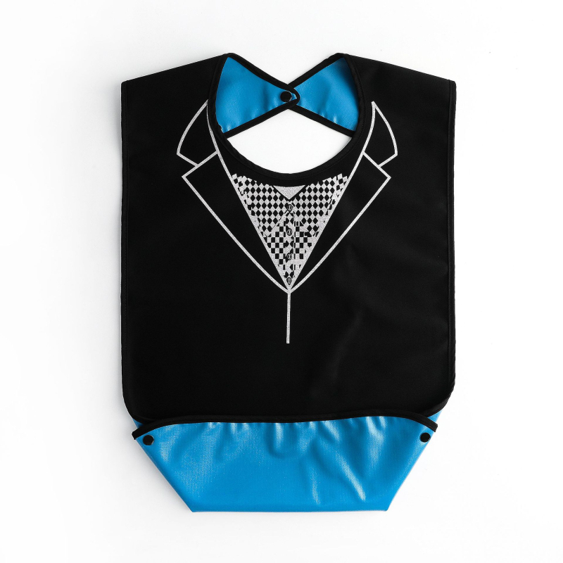 Bib pentru copii, impermeabil, rezistent la pete, din material tarpaulin și poliester