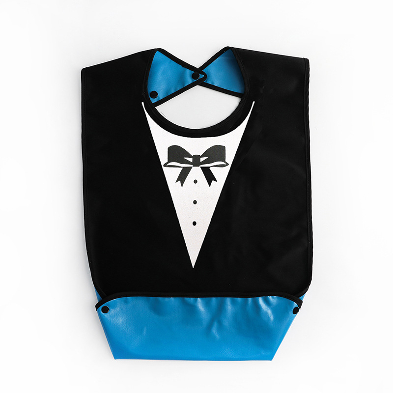 Bib pentru copii, impermeabil, rezistent la pete, din material tarpaulin și poliester