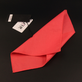 Kišeninis rankšluostis iš medvilnės, monohrominis, madingas, tie-dye apdaila, universalus