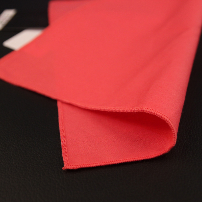 Kišeninis rankšluostis iš medvilnės, monohrominis, madingas, tie-dye apdaila, universalus